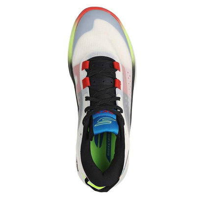 Black-White - Lifestyle - Skechers Mens Go Run Swirl Tech Speed Mesh Trainers