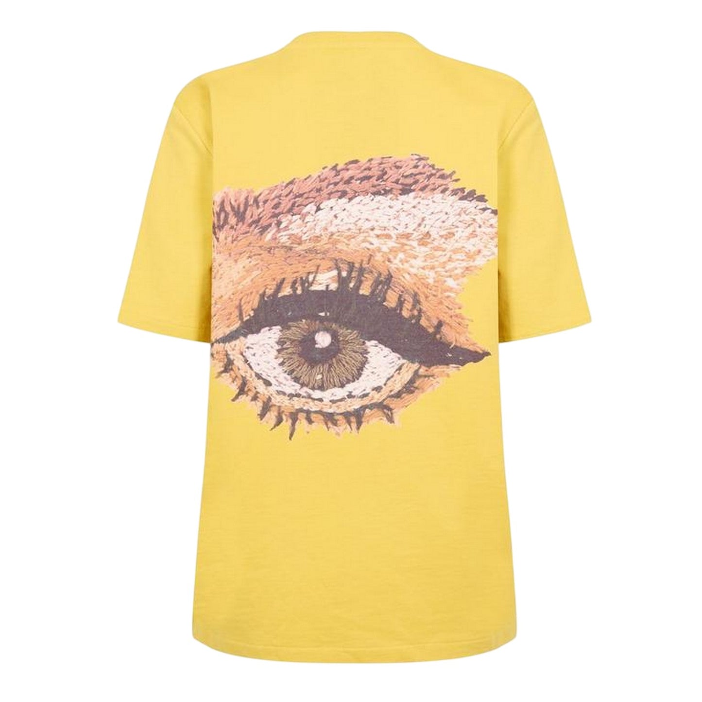 Yellow - Back - Diadora Womens-Ladies Eye Crew Neck T-Shirt