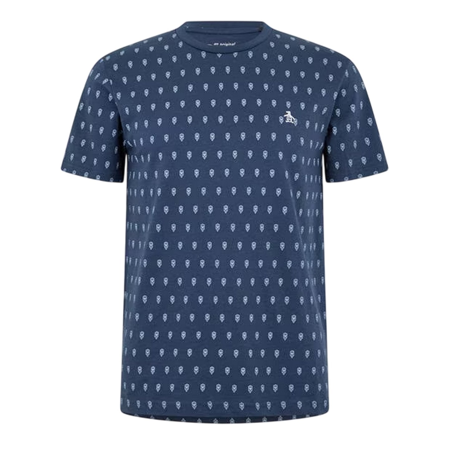 Yale Blue - Front - Original Penguin Mens All-Over Print T-Shirt