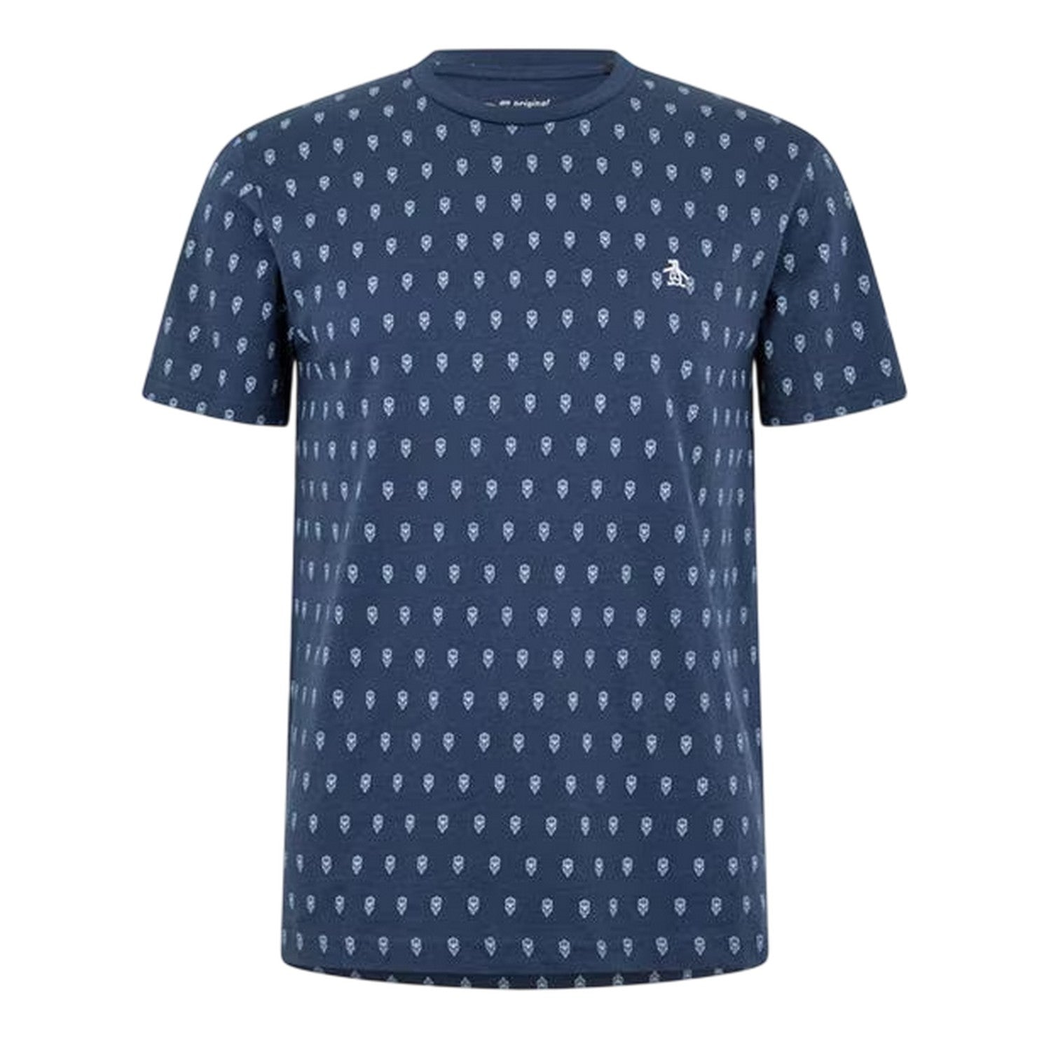 Yale Blue - Front - Original Penguin Mens All-Over Print T-Shirt
