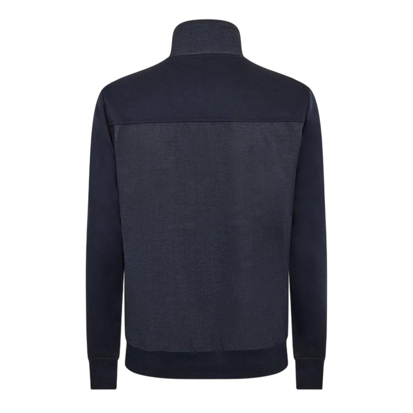 Dark Blue - Back - Boss Mens Shepherd Woven Full Zip Sweatshirt