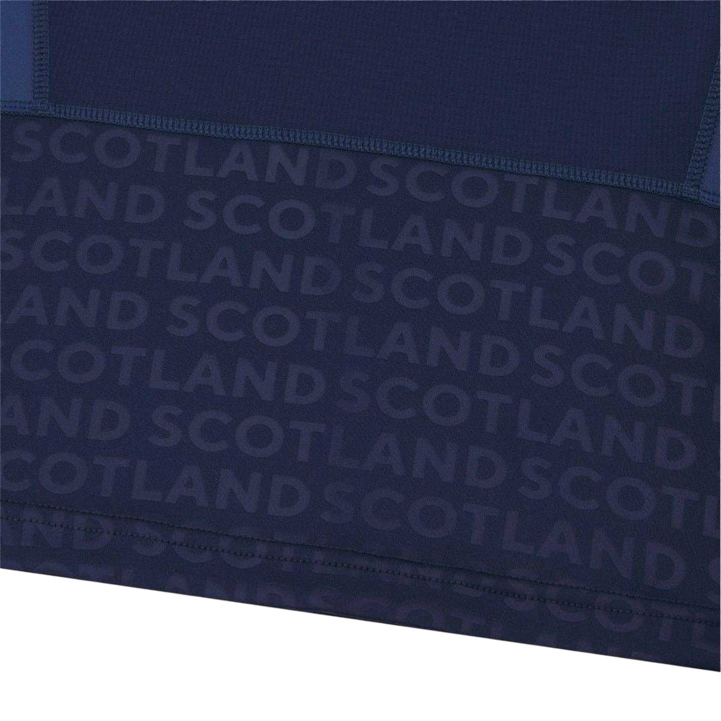 Navy - Pack Shot - Macron Womens-Ladies Scotland RU Raglan Competition T-Shirt