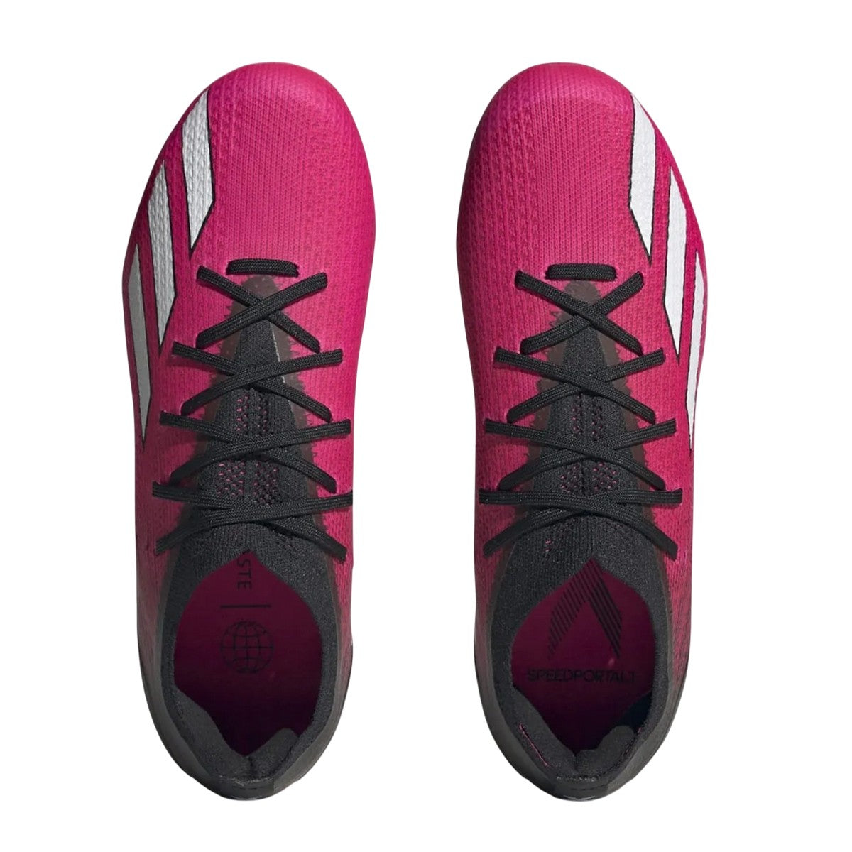 Pink - Close up - Adidas Childrens-Kids X Speedportal 1 Firm Ground Boots