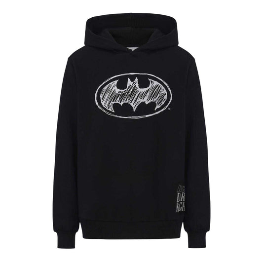 Black - Front - Batman Mens Dark Knight Hoodie