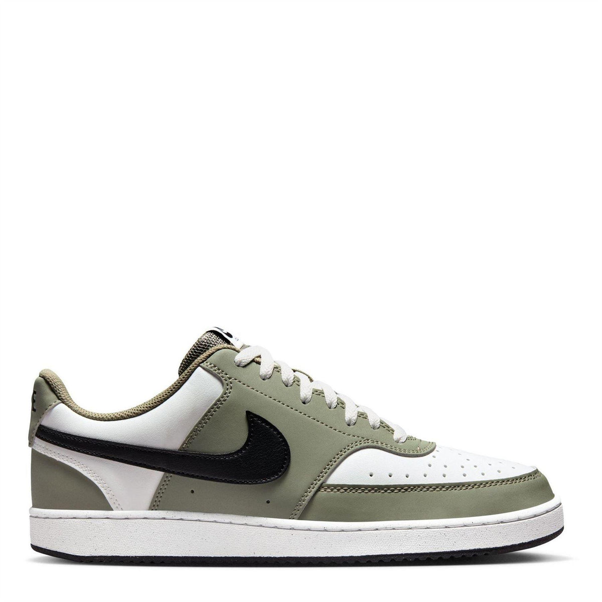 Sage-White Sage - Front - Nike Mens Vision Low Leather Trainers