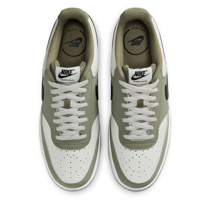 Sage-White Sage - Pack Shot - Nike Mens Vision Low Leather Trainers