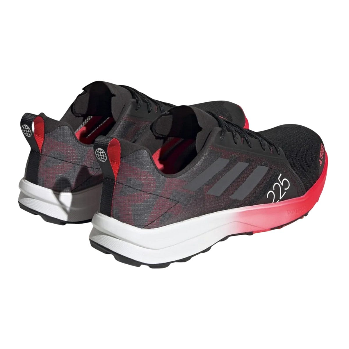 Black-Grey - Back - Adidas Mens Terrex Speed Flow Trail Trainers