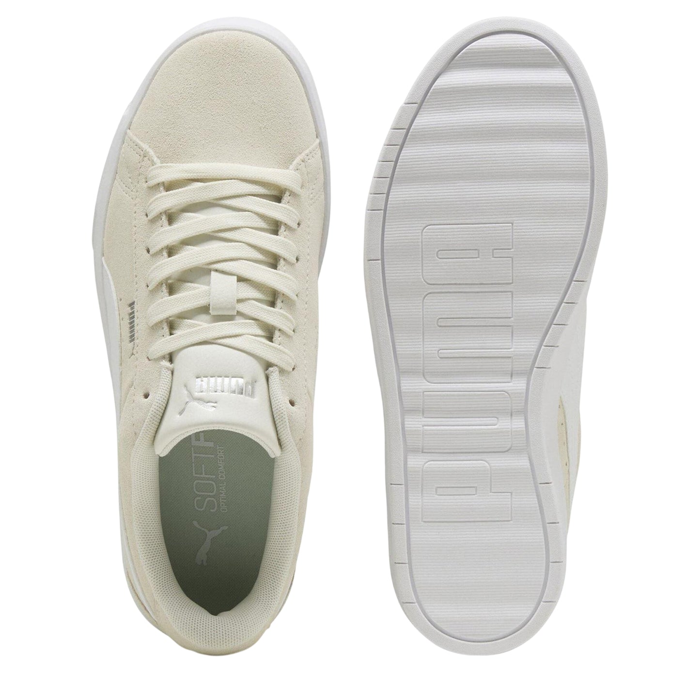 Vaporous Grey - Lifestyle - Puma Womens-Ladies Jada Suede Platform Trainers