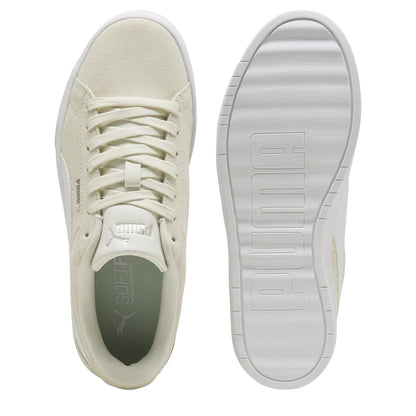 Vaporous Grey - Lifestyle - Puma Womens-Ladies Jada Suede Platform Trainers