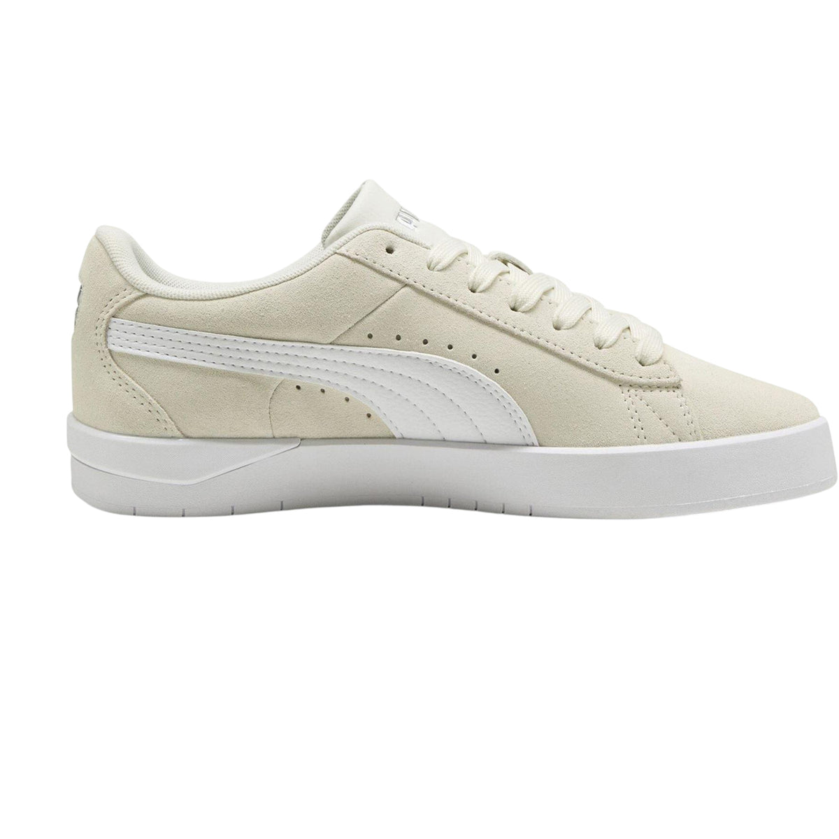 Vaporous Grey - Front - Puma Womens-Ladies Jada Suede Platform Trainers