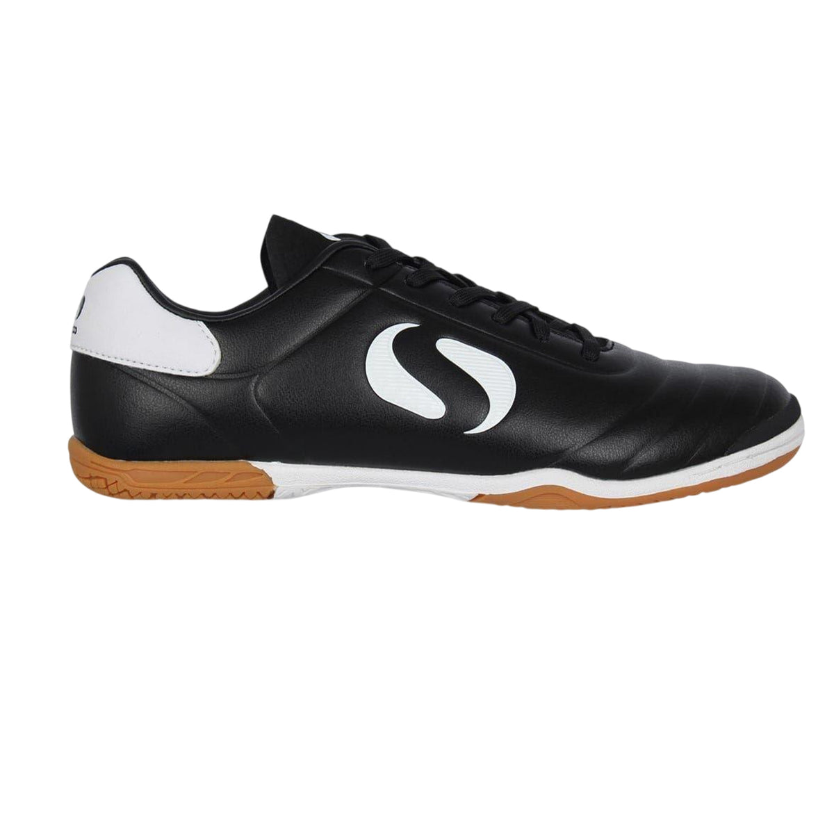 Black-White - Front - Sondico Childrens-Kids Strike Indoor Football Trainers