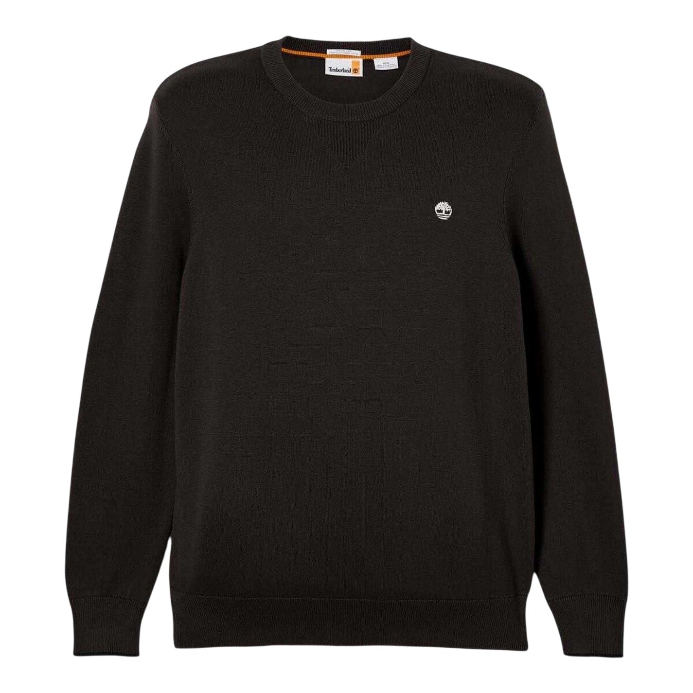 Black - Front - Timberland Mens Johns River Cotton Jumper