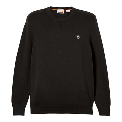 Black - Front - Timberland Mens Johns River Cotton Jumper