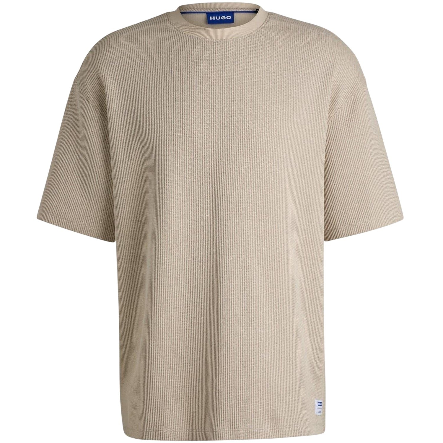 Floral - Front - Hugo Mens Waffle Oversized T-Shirt