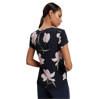 Navy - Back - Ted Baker Womens-Ladies Vaiiley T-Shirt