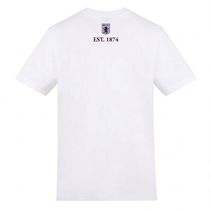 White - Back - AWD Mens 2026 UEFA Europa League T-Shirt