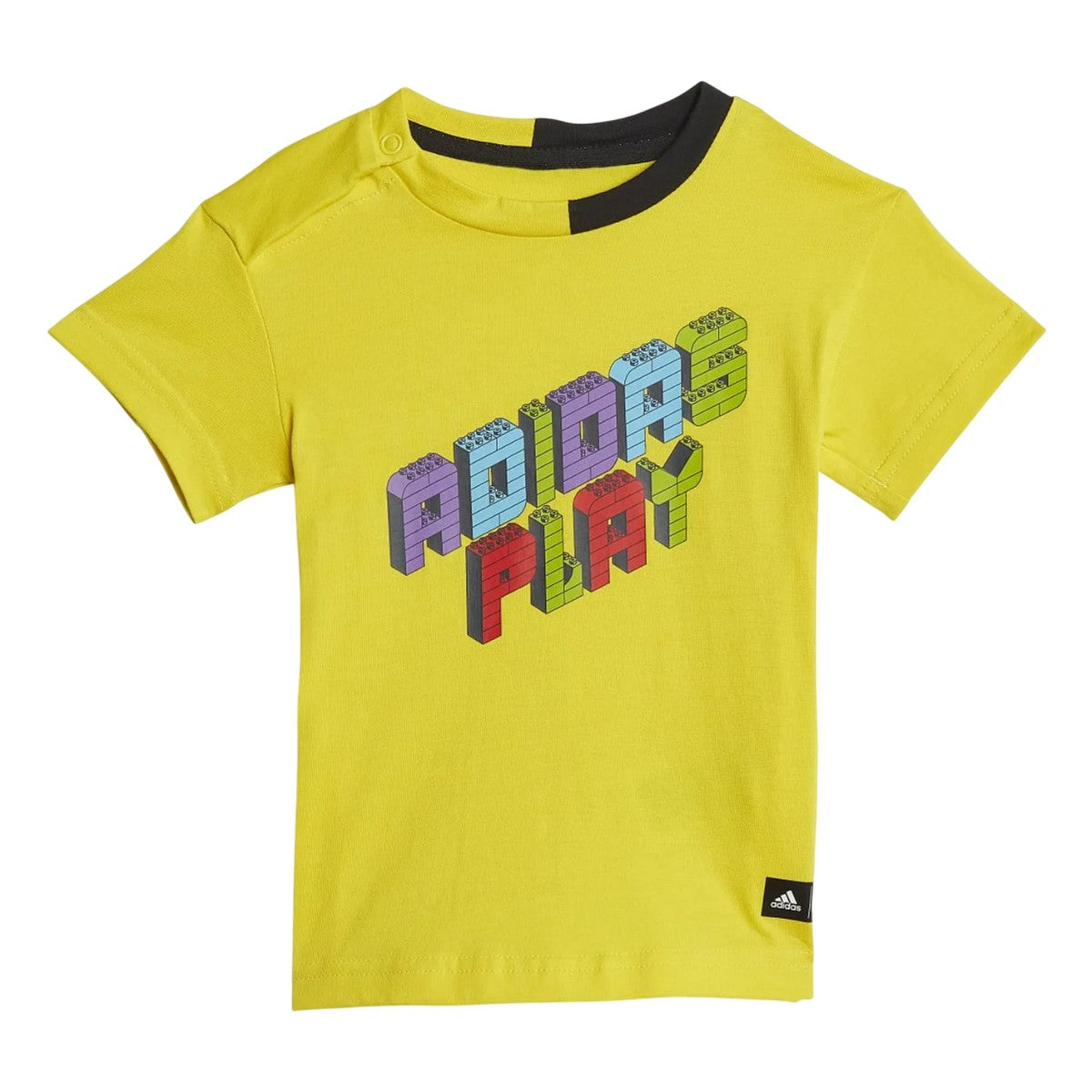 Yellow - Side - Adidas Childrens-Kids Classic Lego Top & Bottom Set
