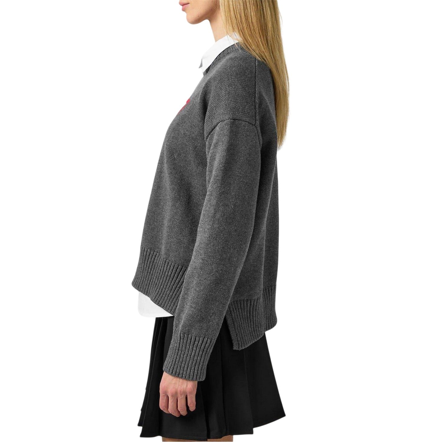 Cobblestone - Side - Guess Womens-Ladies Knitted Crew Neck Regular Jumper