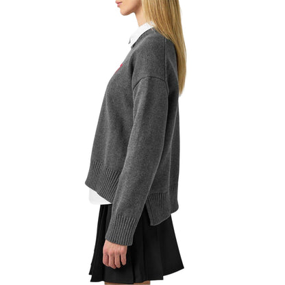 Cobblestone - Side - Guess Womens-Ladies Knitted Crew Neck Regular Jumper