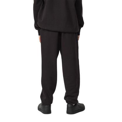 Black - Back - Puma Childrens-Kids Fleece Logo Sweatpants