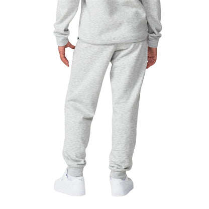 Grey - Back - Puma Childrens-Kids Fleece Logo Sweatpants