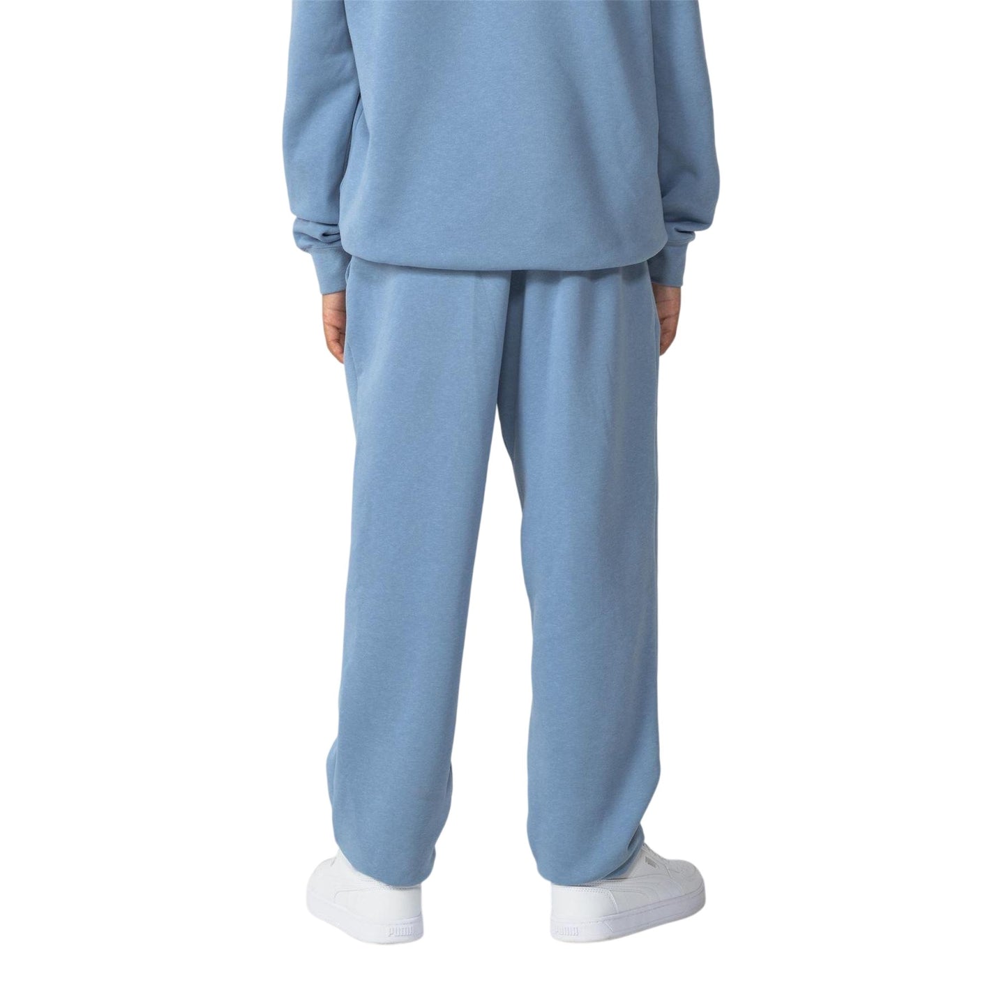 Zen Blue - Back - Puma Childrens-Kids Fleece Logo Sweatpants