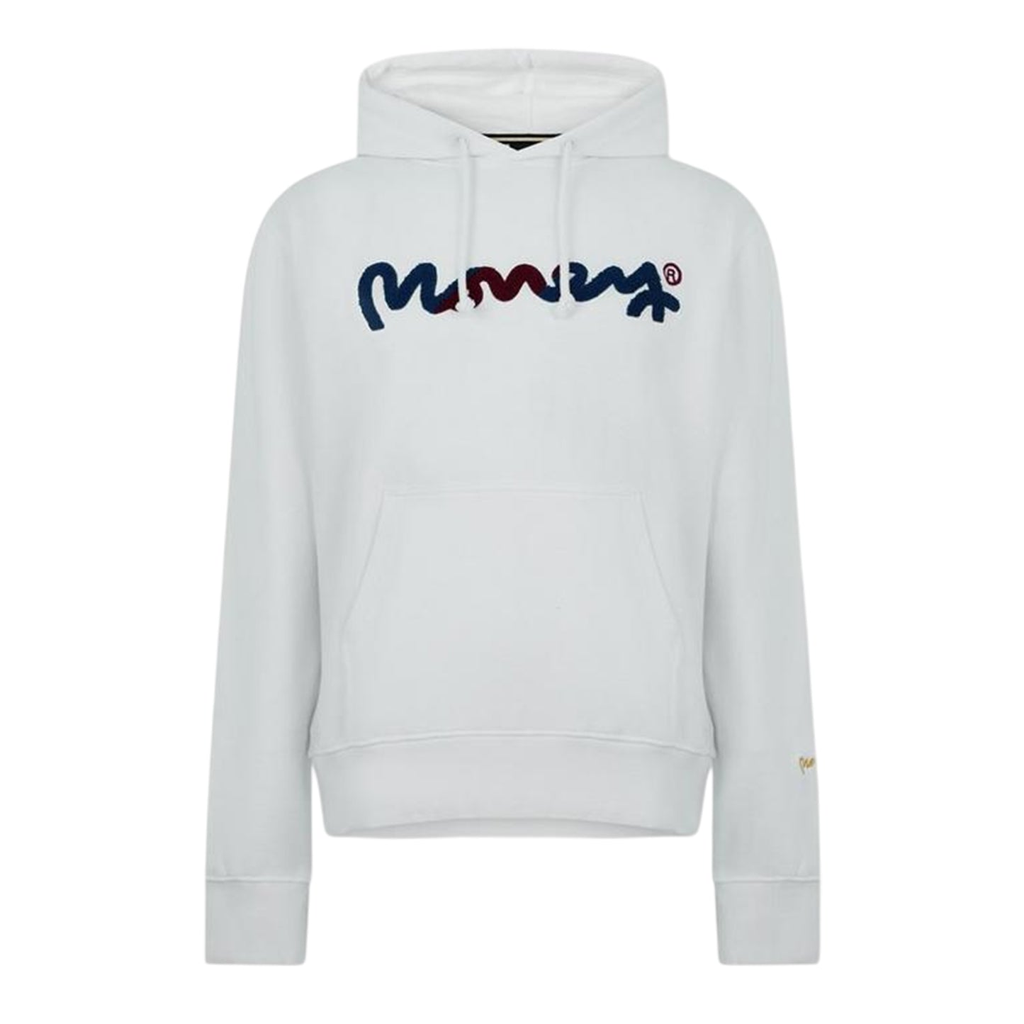White - Front - Money Mens Swish Chen Pullover Hoodie