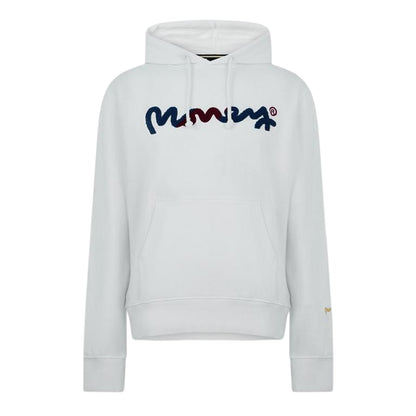 White - Front - Money Mens Swish Chen Pullover Hoodie