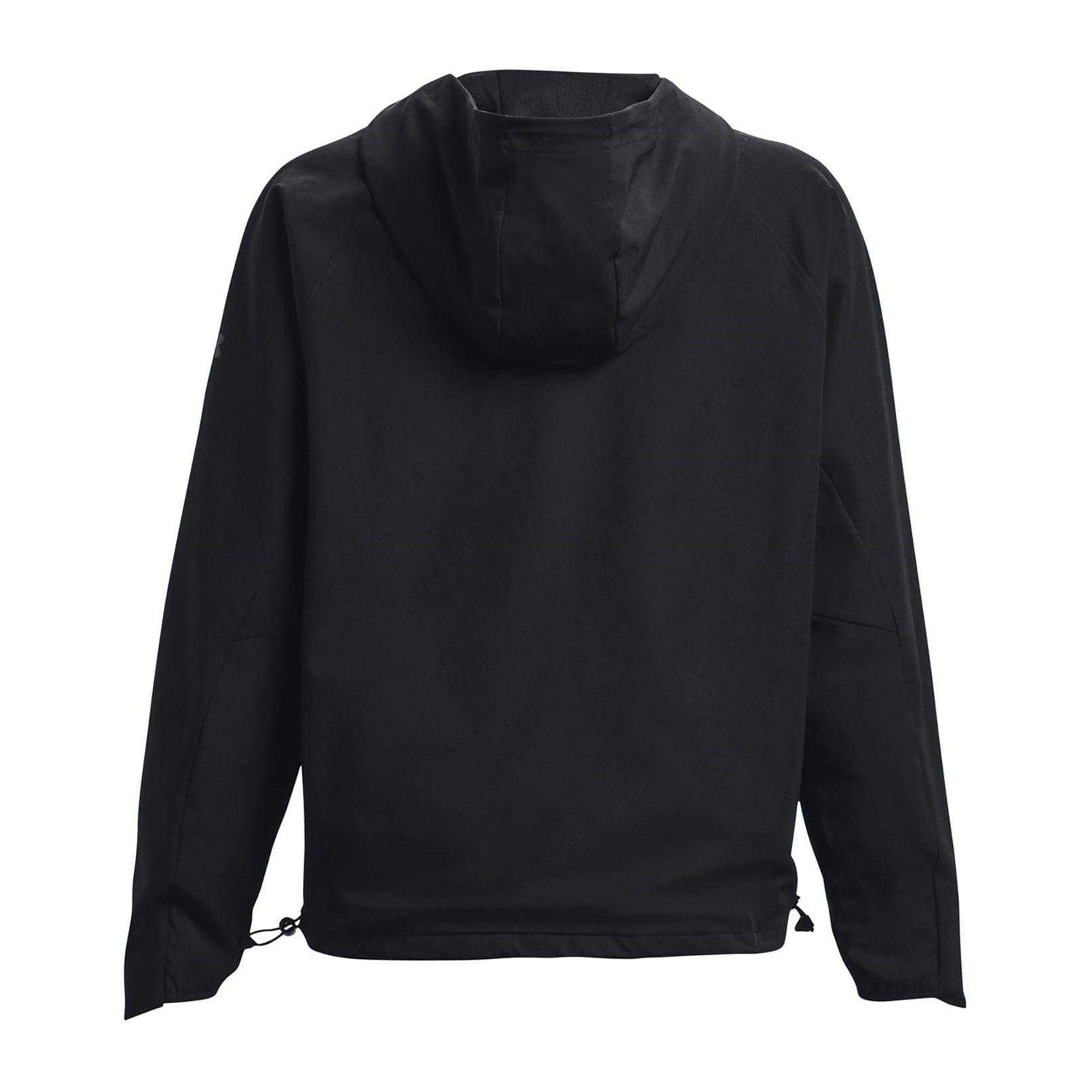 Black - Back - Under Armour Womens-Ladies Unstoppable Reflective Detail Hoodie