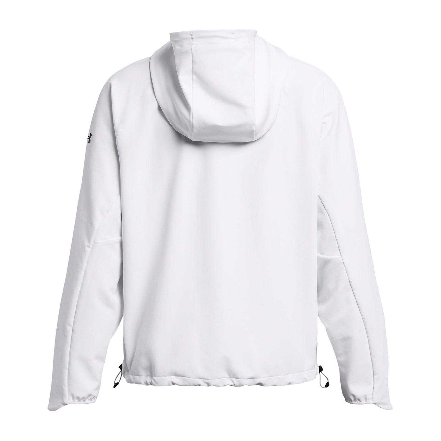 White - Back - Under Armour Womens-Ladies Unstoppable Reflective Detail Hoodie
