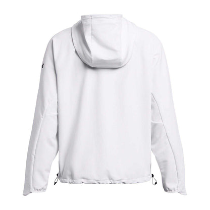 White - Back - Under Armour Womens-Ladies Unstoppable Reflective Detail Hoodie