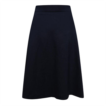 Navy - Back - Lacoste Girls Milano Cotton Midi Skirt