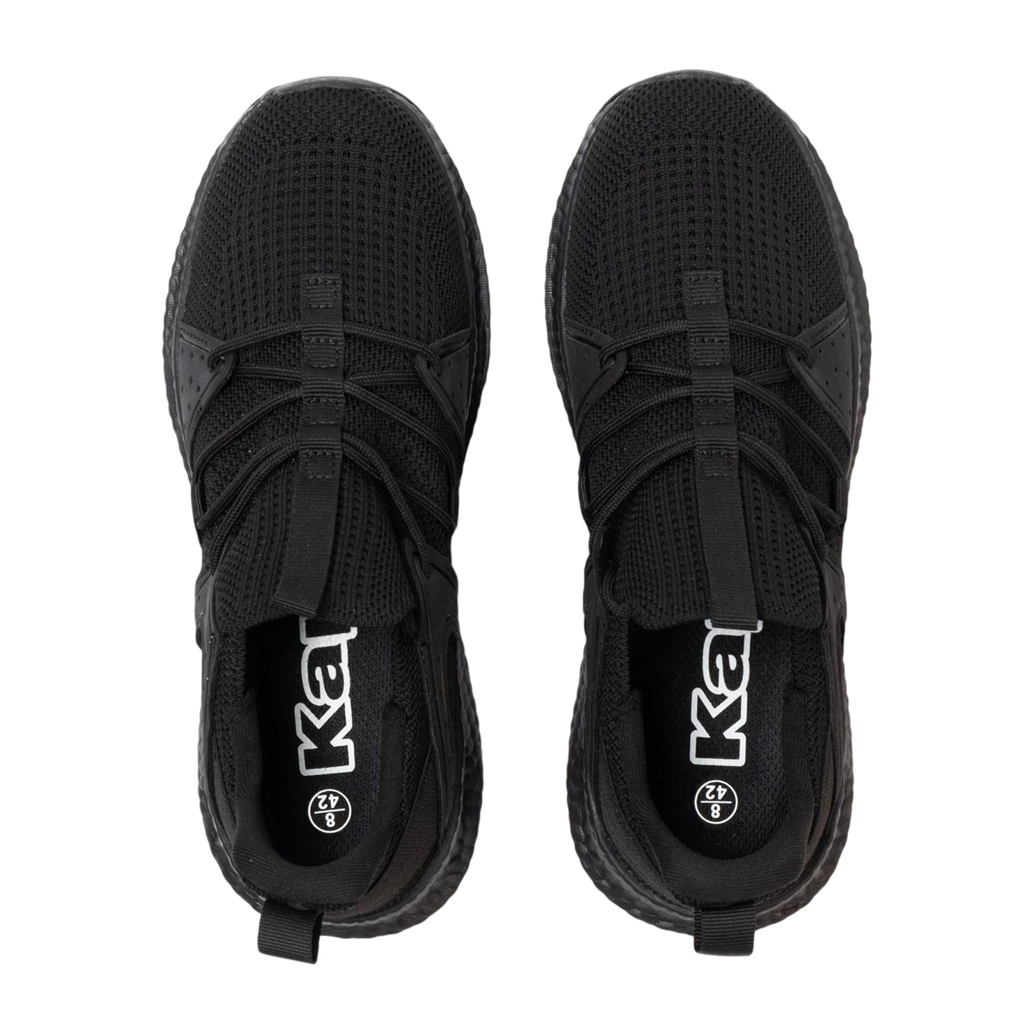 Black - Side - Kappa Mens Bronte Trainers