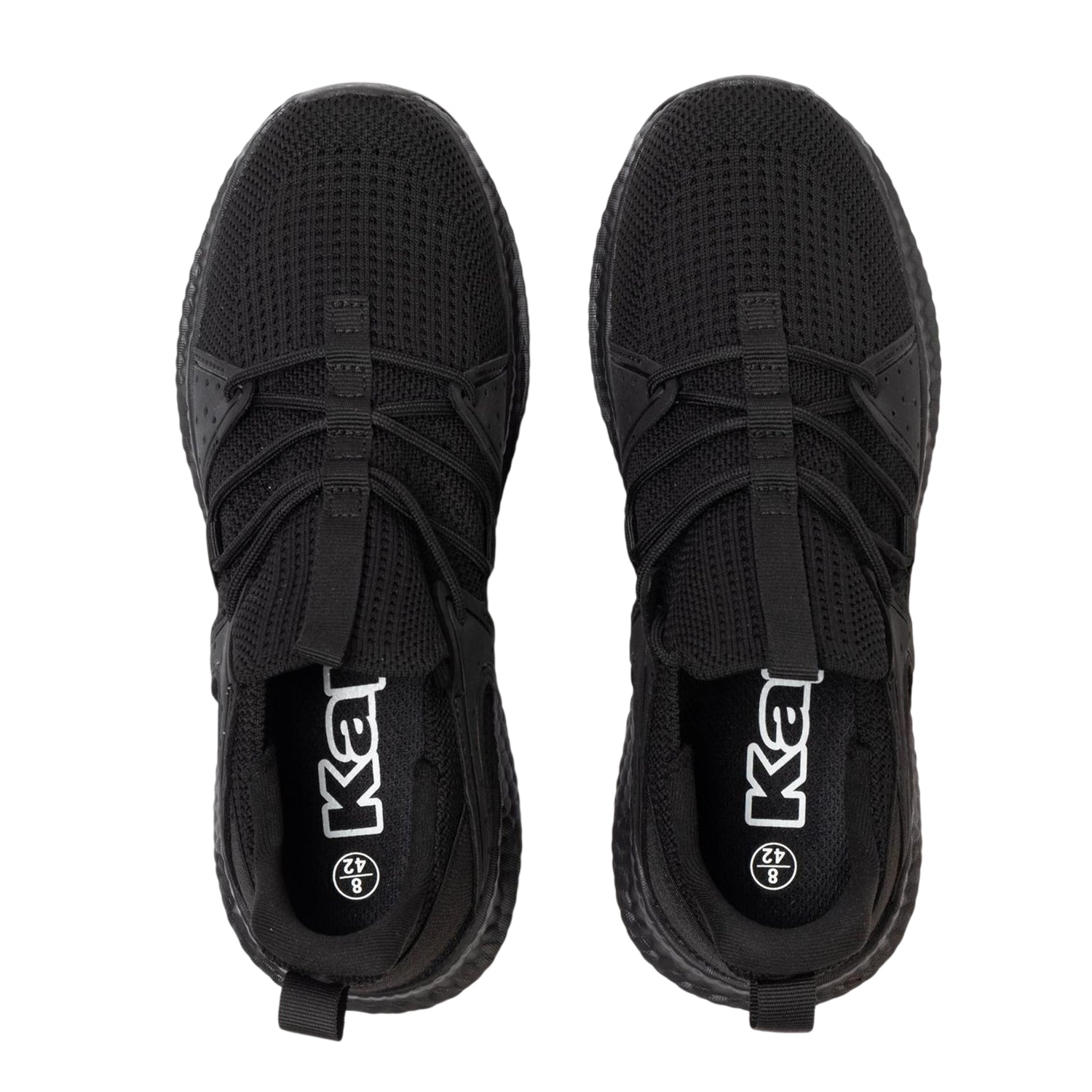 Black - Side - Kappa Mens Bronte Trainers