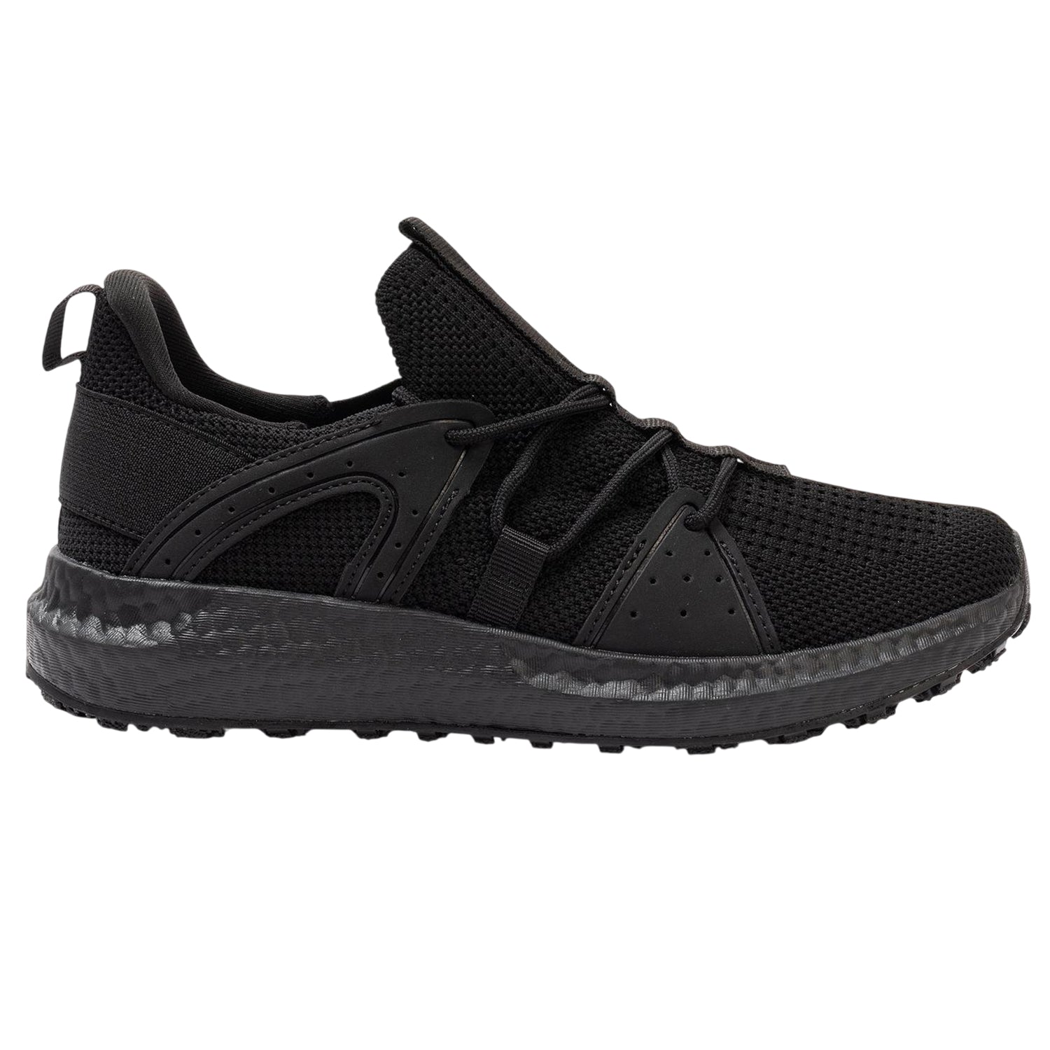 Black - Front - Kappa Mens Bronte Trainers