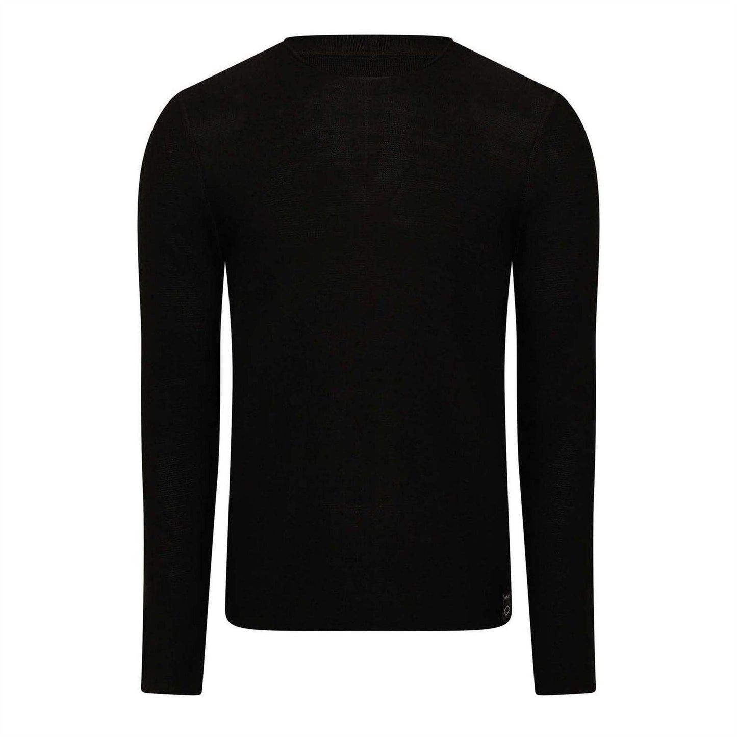 Black - Front - Replay Mens Long-Sleeved Pullover
