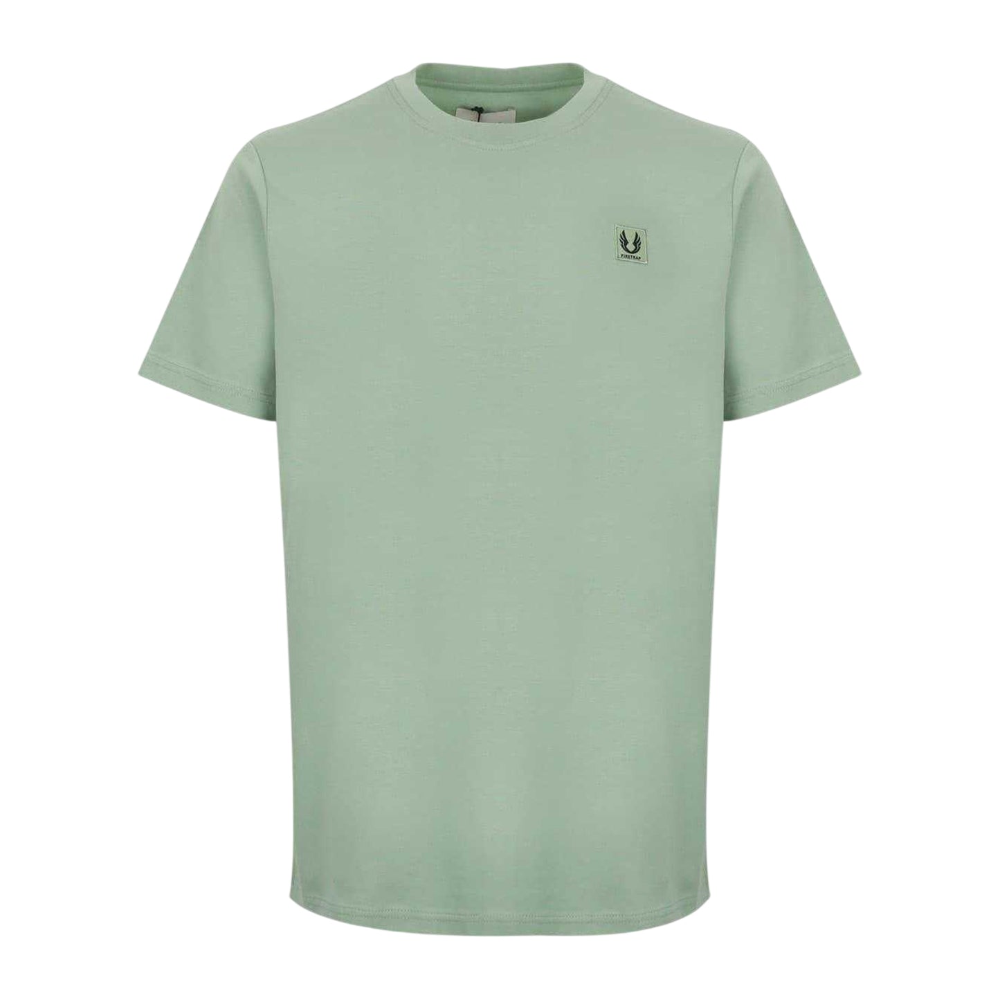 Green - Front - Firetrap Mens Patch Crew Neck T-Shirt