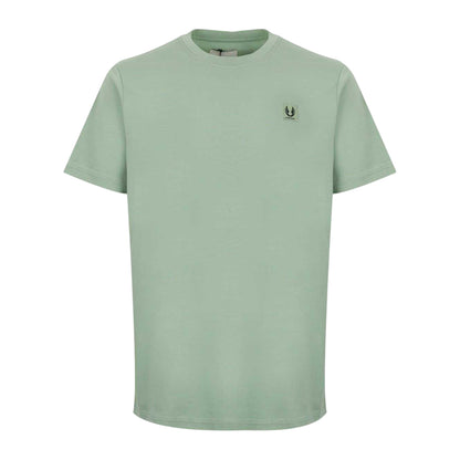 Green - Front - Firetrap Mens Patch Crew Neck T-Shirt