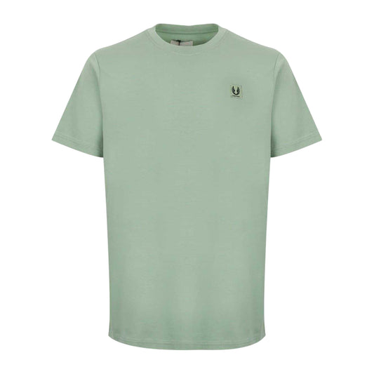 Green - Front - Firetrap Mens Patch Crew Neck T-Shirt