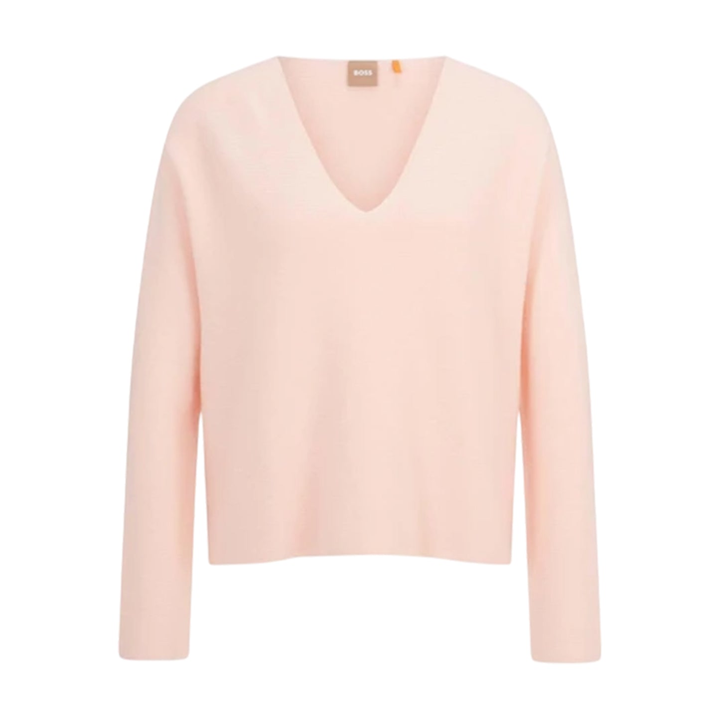 Pink - Front - Boss Womens-Ladies Cotton Sweater Top