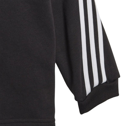 Black-White - Lifestyle - Adidas Baby Future Icons Triple Stripe Sweatshirt & Jogging Bottoms