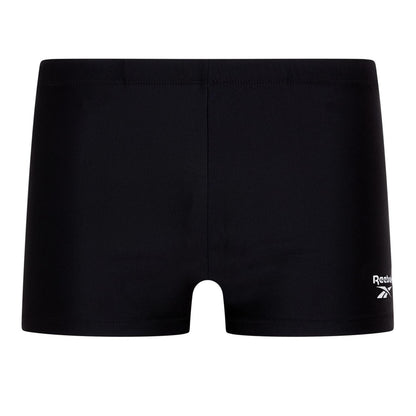 Black - Front - Reebok Mens Performance Swim Shorts