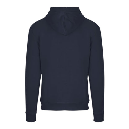 Navy - Back - Aquascutum Mens Casual Hoodie