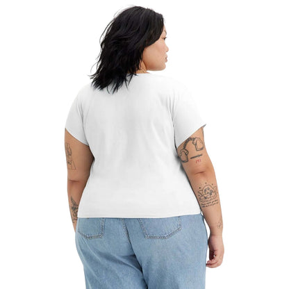 White - Back - Levis Womens-Ladies Authentic Graphic T-Shirt