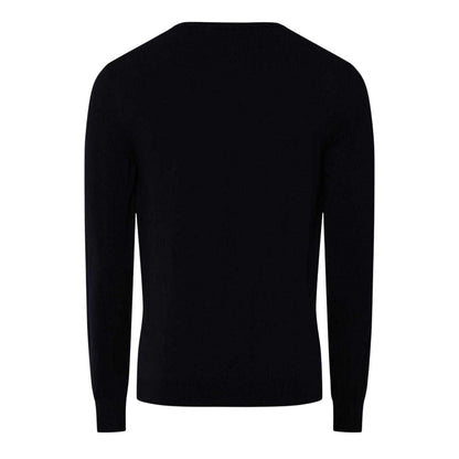 Blue - Back - Replay Mens Cotton Blend Crew Neck Jumper