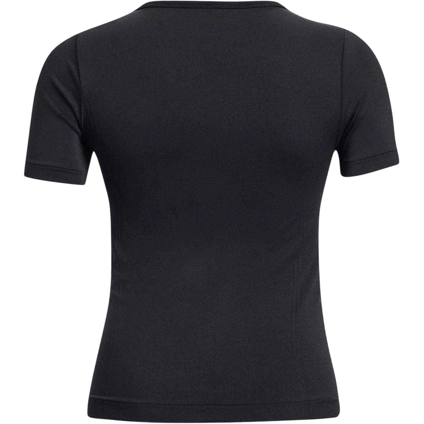 Black - Back - Under Armour Womens-Ladies Vanish Crew Neck Slim T-Shirt