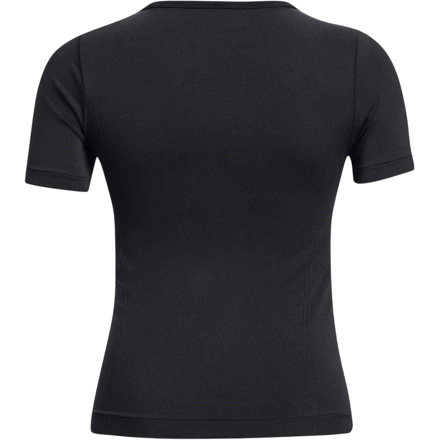 Black - Back - Under Armour Womens-Ladies Vanish Crew Neck Slim T-Shirt
