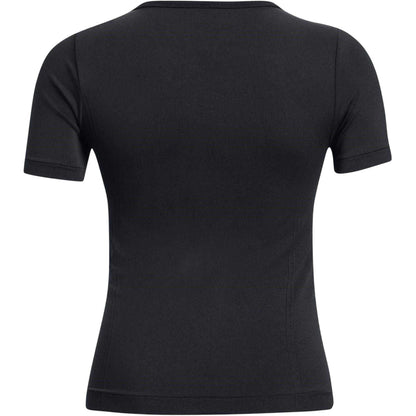 Black - Back - Under Armour Womens-Ladies Vanish Crew Neck Slim T-Shirt