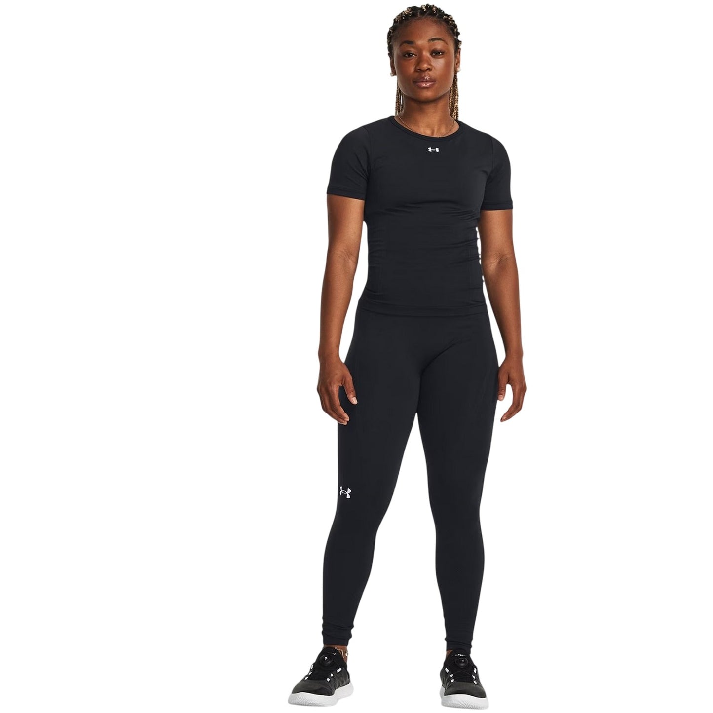 Black - Lifestyle - Under Armour Womens-Ladies Vanish Crew Neck Slim T-Shirt