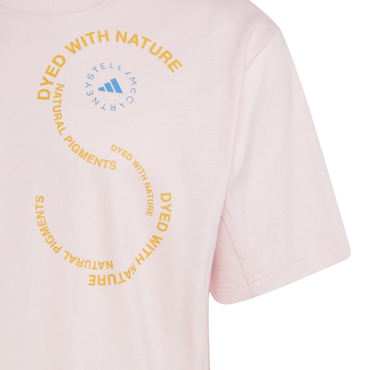 Pink - Side - Adidas Mens Stella McCartney T-Shirt